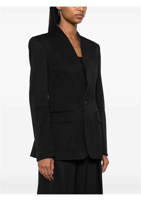 Blazer monopetto in nero  - donna MM6 MAISON MARGIELA | S52BN0128S47848900